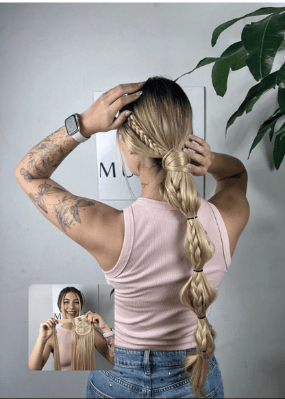 Coleta Lisa Rubia medio