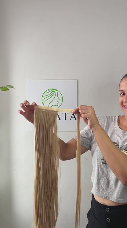 Coleta Lisa Rubia medio